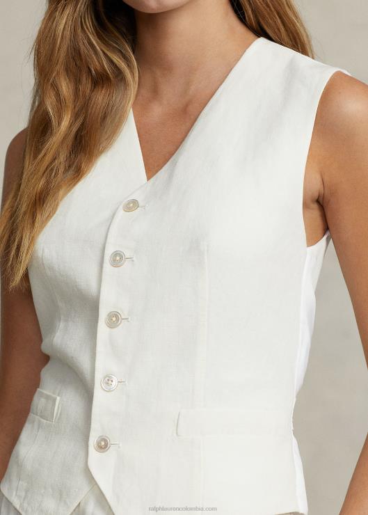 chaleco de lino mujerRalph Lauren 2XR2V2914