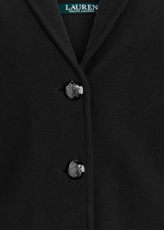 blazer de algodón peinado mujer negro Ralph Lauren 2XR2V4491