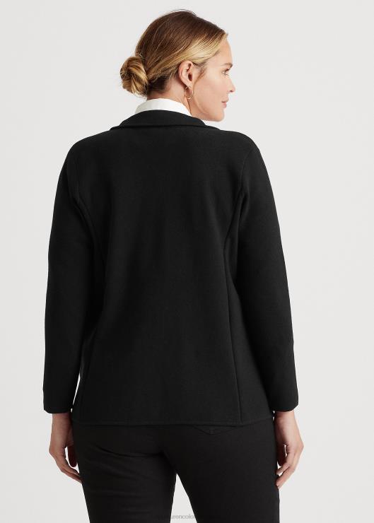 blazer de algodón peinado mujer negro Ralph Lauren 2XR2V4739