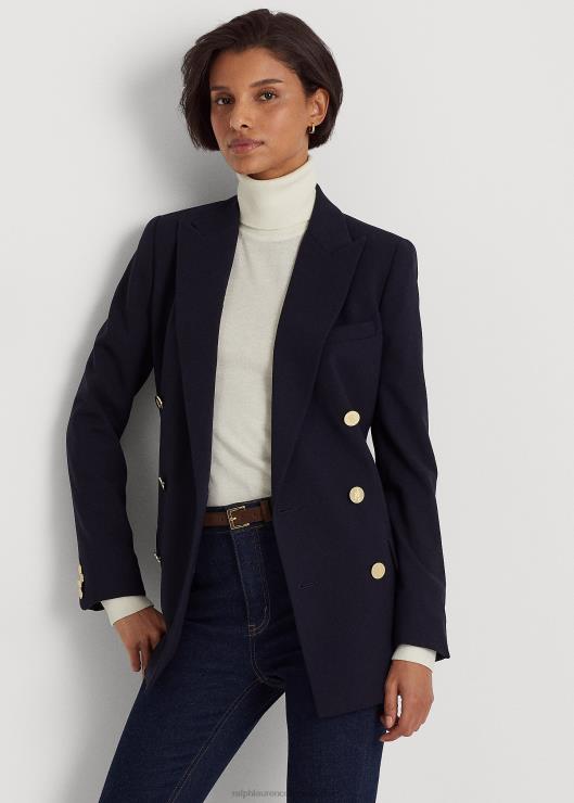 blazer de crepé de lana mujer Armada Ralph Lauren 2XR2V4178