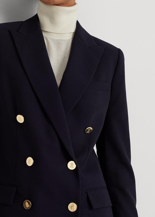 blazer de crepé de lana mujer Armada Ralph Lauren 2XR2V4477