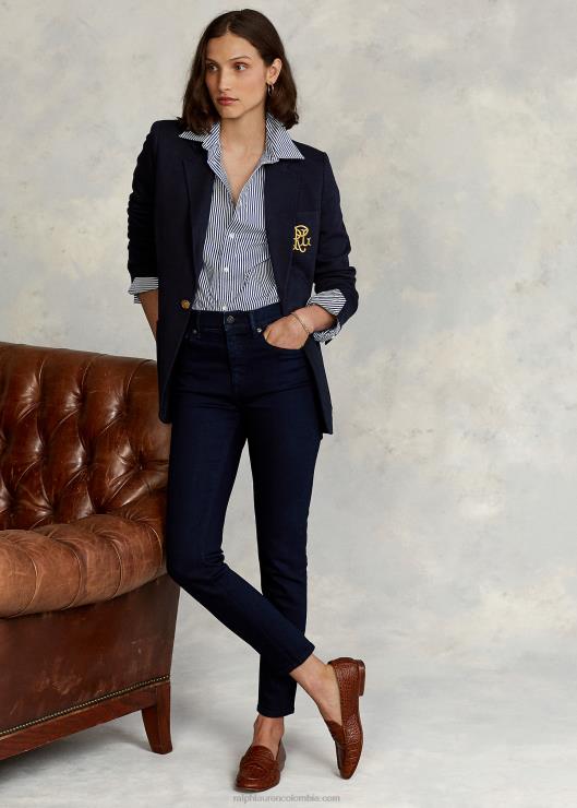 blazer de punto doble en jacquard mujer avenida park marina Ralph Lauren 2XR2V3354