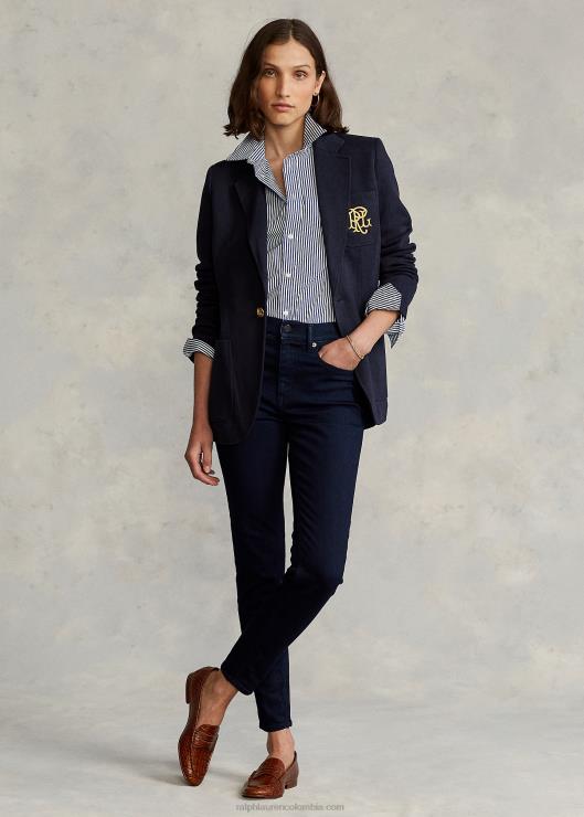 blazer de punto doble en jacquard mujer avenida park marina Ralph Lauren 2XR2V3354