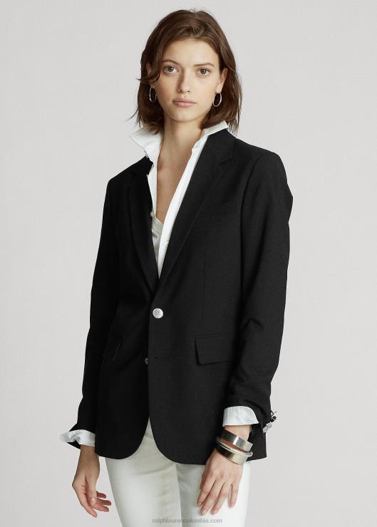 blazer en mezcla de lana mujer negro Ralph Lauren 2XR2V4757