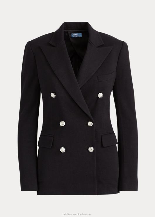 blazer tejido con doble botonadura mujer negro Ralph Lauren 2XR2V9198