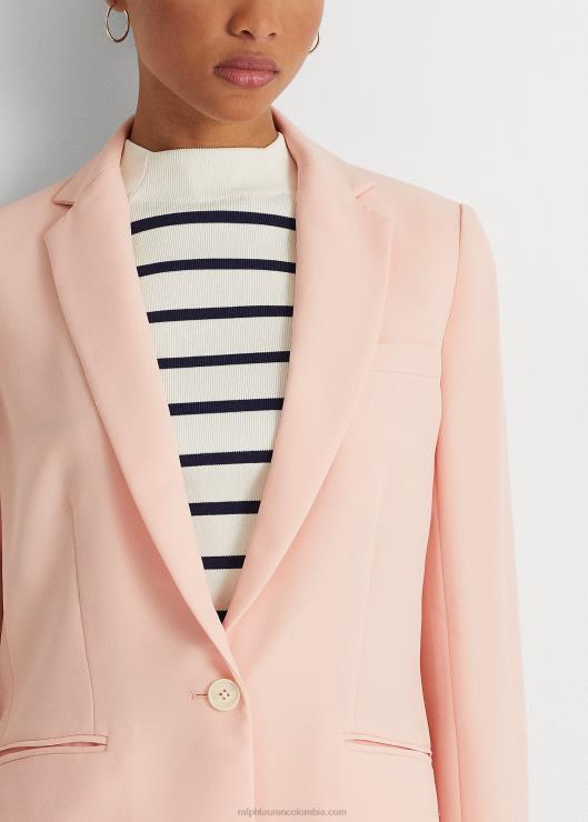 chaqueta de georgette mujer Rosa palido Ralph Lauren 2XR2V4820