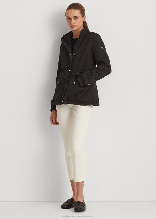 chamarra capitonada con cuello alzado mujer negro Ralph Lauren 2XR2V4120