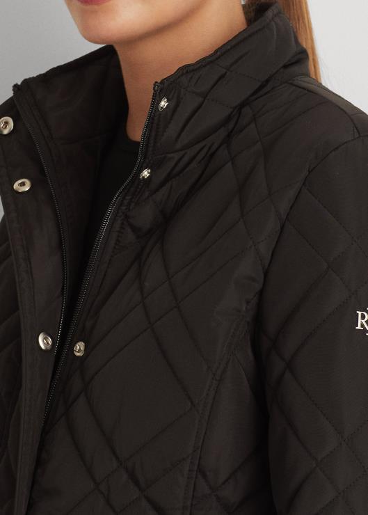 chamarra capitonada con cuello alzado mujer negro Ralph Lauren 2XR2V4120