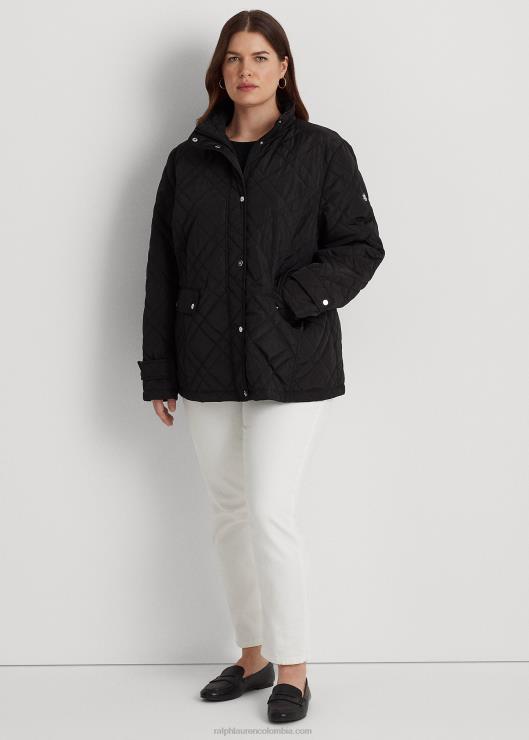 chamarra capitonada con cuello alzado mujer negro Ralph Lauren 2XR2V4706