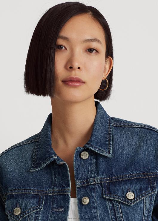 chamarra de camionero de mezclilla mujerRalph Lauren 2XR2V4033