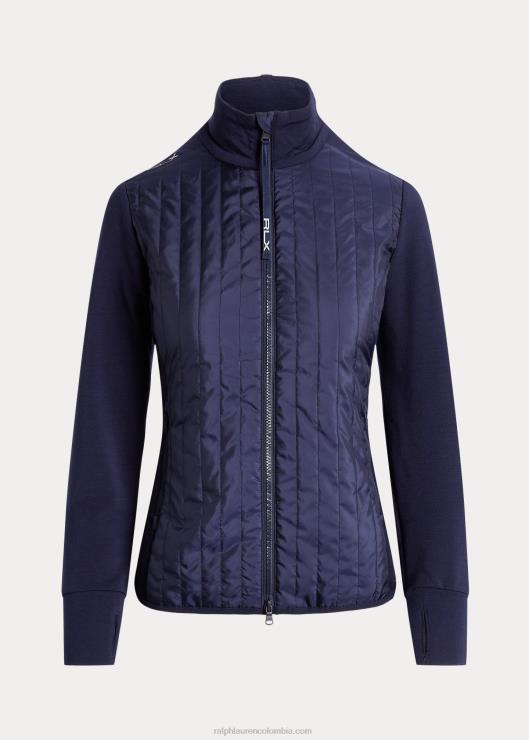 chamarra híbrida con cremallera completa mujer azul marino refinado Ralph Lauren 2XR2V3729