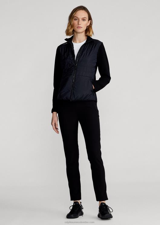 chamarra híbrida con cremallera completa mujer negro Ralph Lauren 2XR2V3754