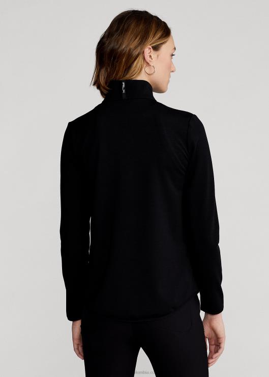 chamarra híbrida con cremallera completa mujer negro Ralph Lauren 2XR2V3754