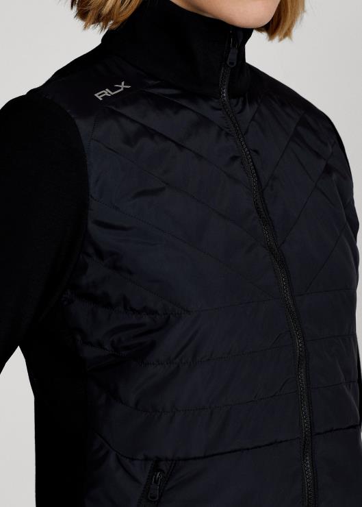 chamarra híbrida con cremallera completa mujer negro Ralph Lauren 2XR2V3754