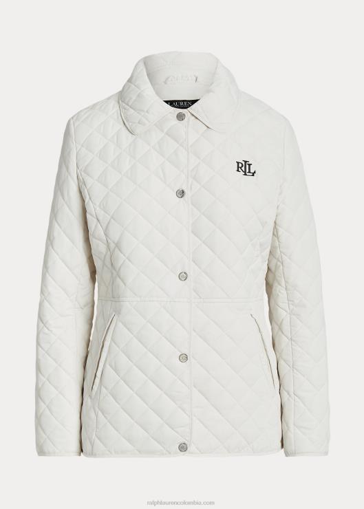 chaqueta acolchada con rombos mujer blanco Ralph Lauren 2XR2V4126