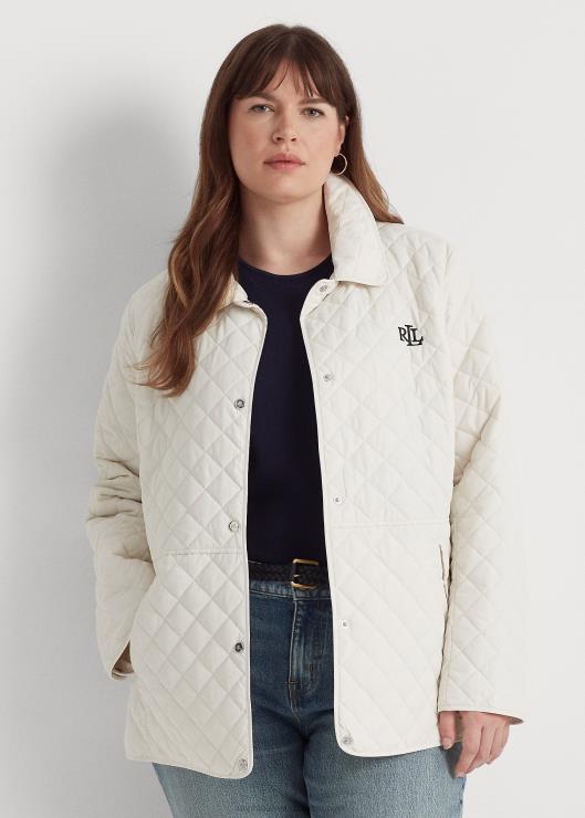 chaqueta acolchada con rombos mujer blanco Ralph Lauren 2XR2V4705