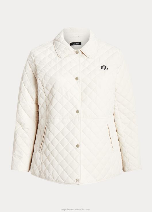 chaqueta acolchada con rombos mujer blanco Ralph Lauren 2XR2V4705