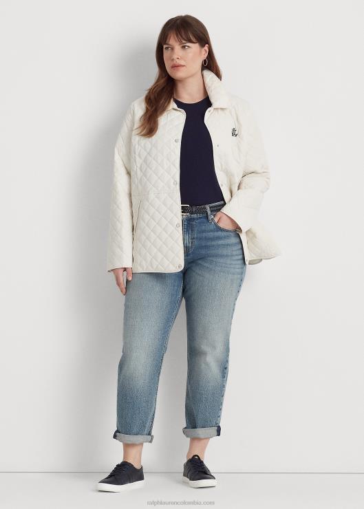 chaqueta acolchada con rombos mujer blanco Ralph Lauren 2XR2V4705