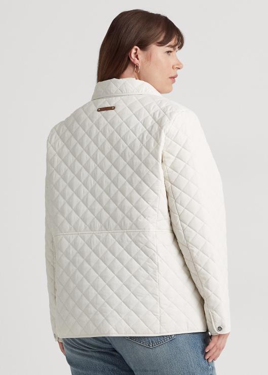 chaqueta acolchada con rombos mujer blanco Ralph Lauren 2XR2V4705