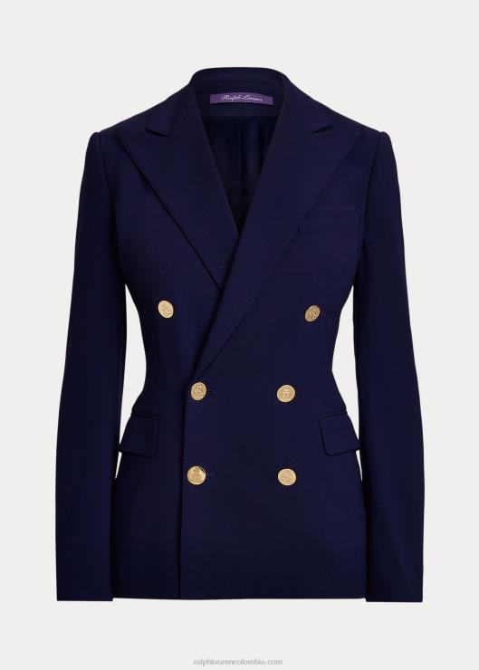 chaqueta camden de crepé de lana mujer Armada Ralph Lauren 2XR2V3460