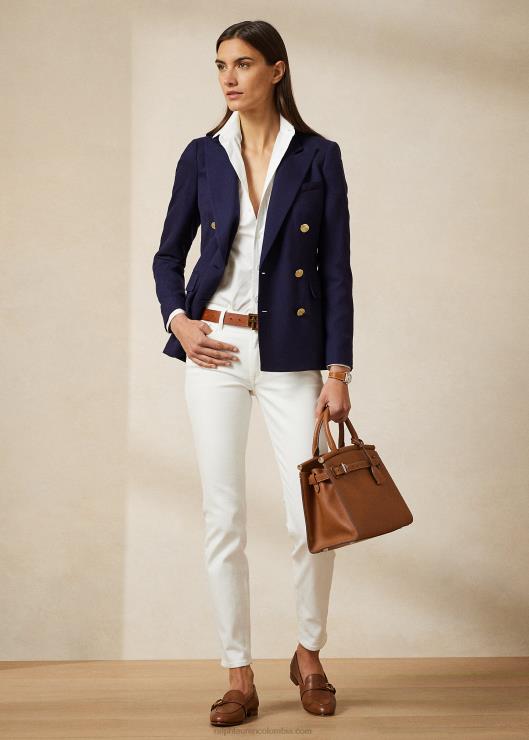 chaqueta camden de crepé de lana mujer Armada Ralph Lauren 2XR2V3460