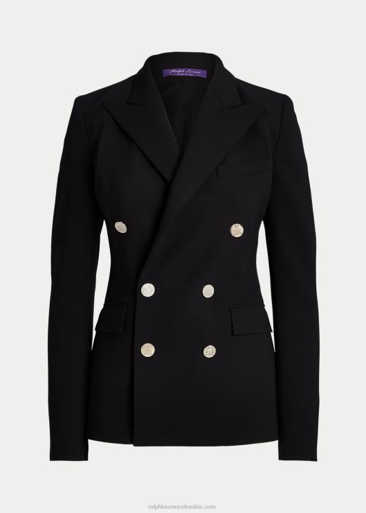 chaqueta camden en mezcla de lana mujer negro Ralph Lauren 2XR2V9134