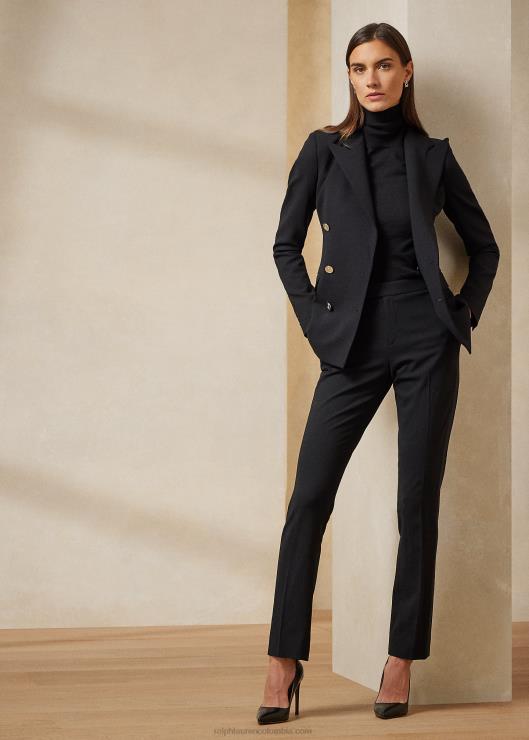 chaqueta camden en mezcla de lana mujer negro Ralph Lauren 2XR2V9134