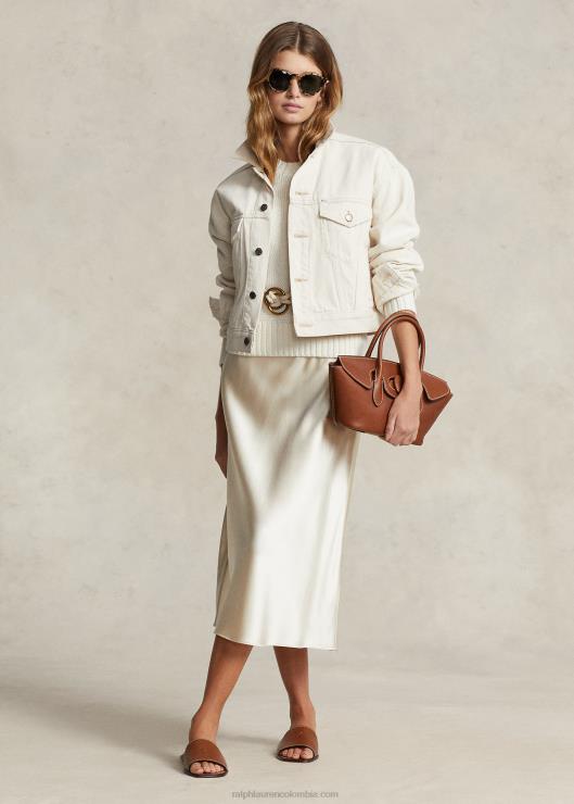 chaqueta camionero del nuevo proyecto de mezclilla mujer lavado de alsefina Ralph Lauren 2XR2V3067