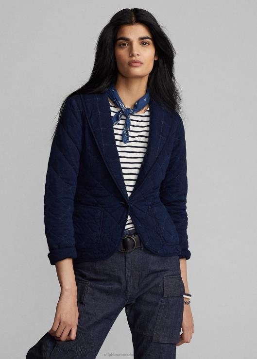 chaqueta de punto capitonada mujer índigo Ralph Lauren 2XR2V3669