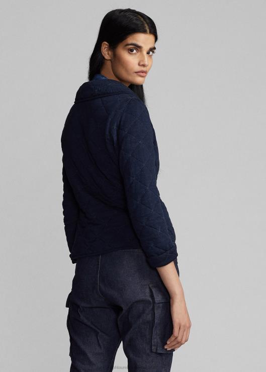 chaqueta de punto capitonada mujer índigo Ralph Lauren 2XR2V3669