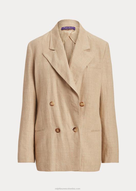 chaqueta de tweed antonine mujer bronceado/salvia Ralph Lauren 2XR2V3539
