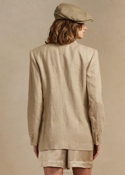 chaqueta de tweed antonine mujer bronceado/salvia Ralph Lauren 2XR2V3539