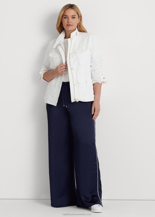 chaqueta militar de tafetán repelente al agua mujer blanco Ralph Lauren 2XR2V4793