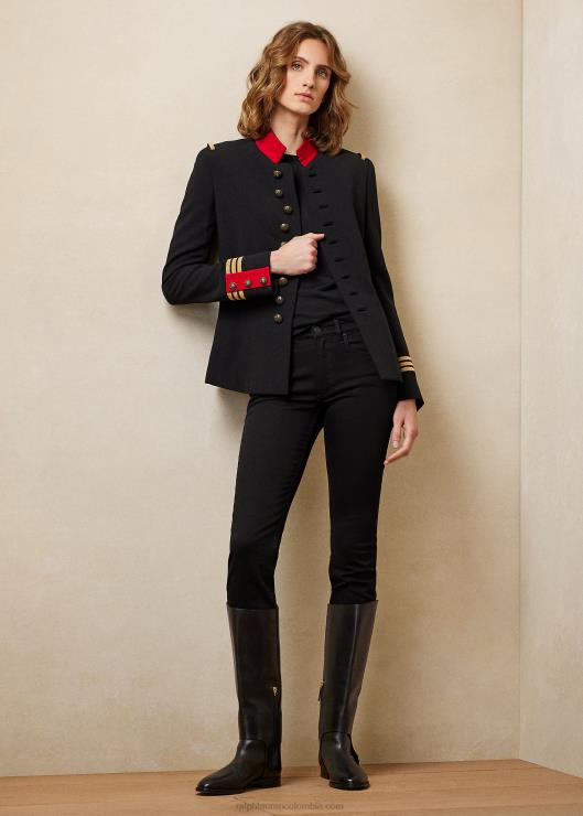 la chaqueta sobrante mujer negro Ralph Lauren 2XR2V9368