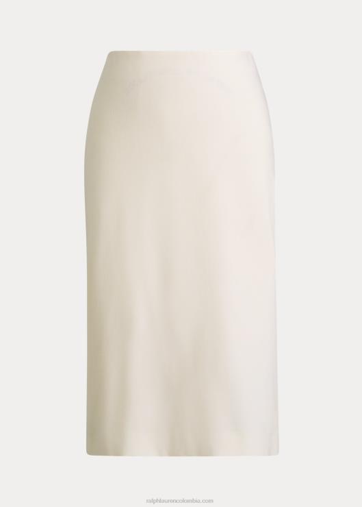 falda Cindy de lana elástica mujer crema Ralph Lauren 2XR2V9361