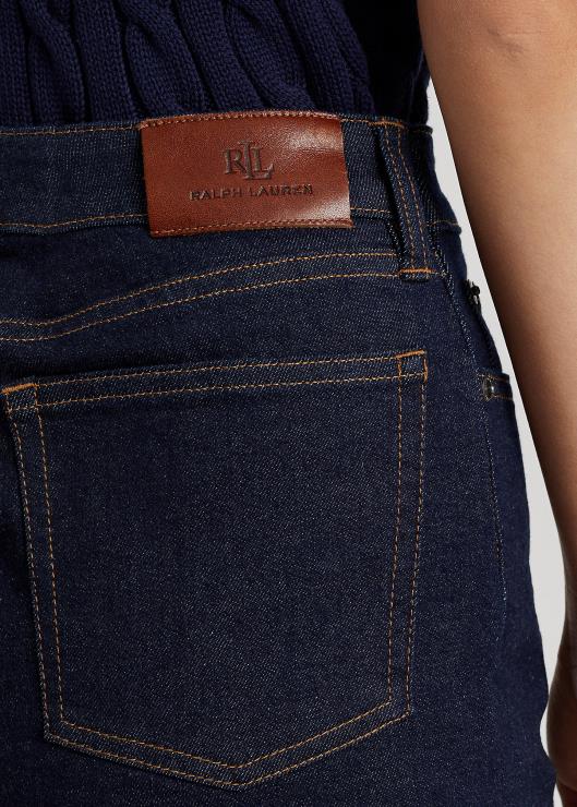 falda de mezclilla mujer enjuagar lavar Ralph Lauren 2XR2V4012