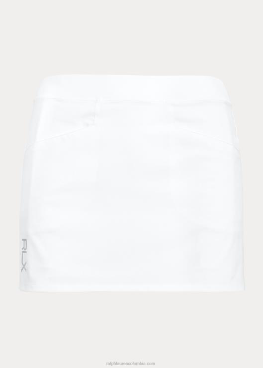falda pantalón plisada elástica en cuatro direcciones mujer Ceramica Blanca Ralph Lauren 2XR2V3757