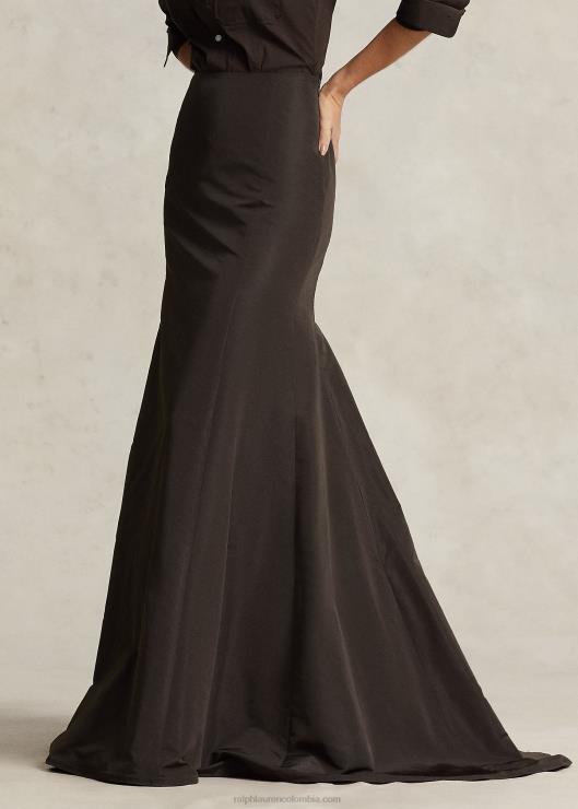 maxifalda de sirena de tafetán mujerRalph Lauren 2XR2V3002