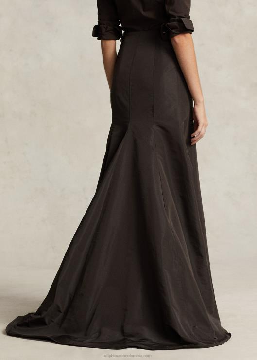 maxifalda de sirena de tafetán mujerRalph Lauren 2XR2V3002