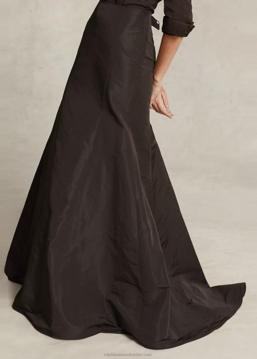 maxifalda de sirena de tafetán mujerRalph Lauren 2XR2V3002