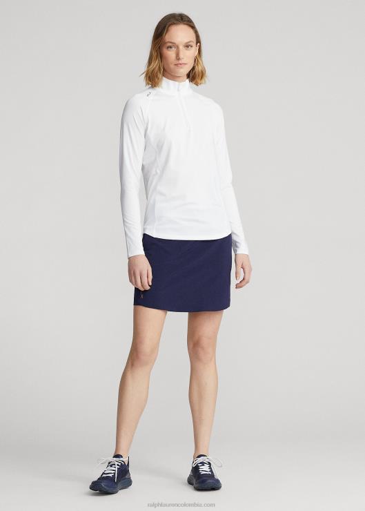 jersey con cremallera de un cuarto mujer Ceramica Blanca Ralph Lauren 2XR2V3702