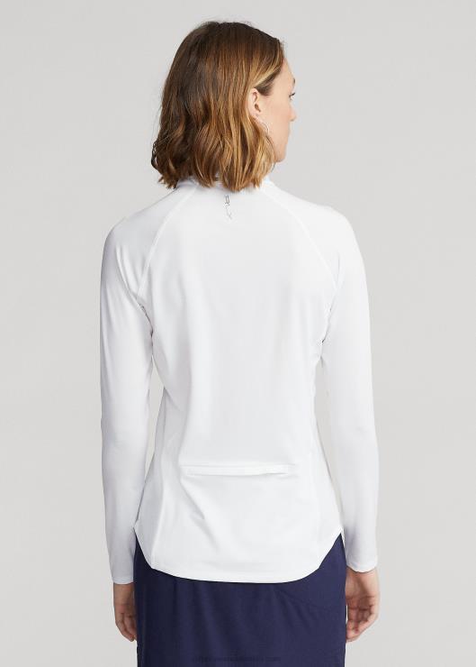 jersey con cremallera de un cuarto mujer Ceramica Blanca Ralph Lauren 2XR2V3702