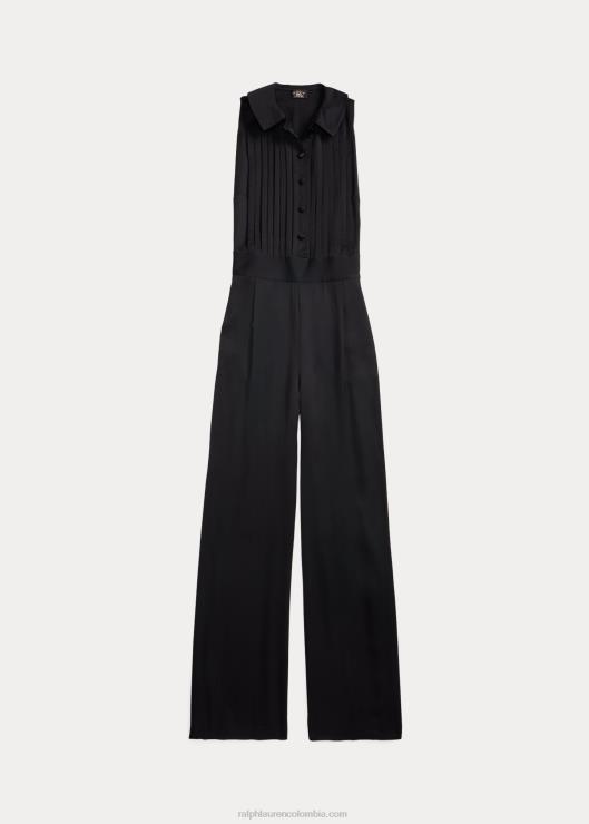 mono de esmoquin de crepé sin mangas mujerRalph Lauren 2XR2V3618