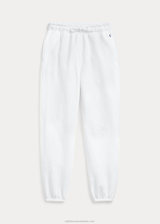 pantalón deportivo de lana mujer blanco Ralph Lauren 2XR2V9102