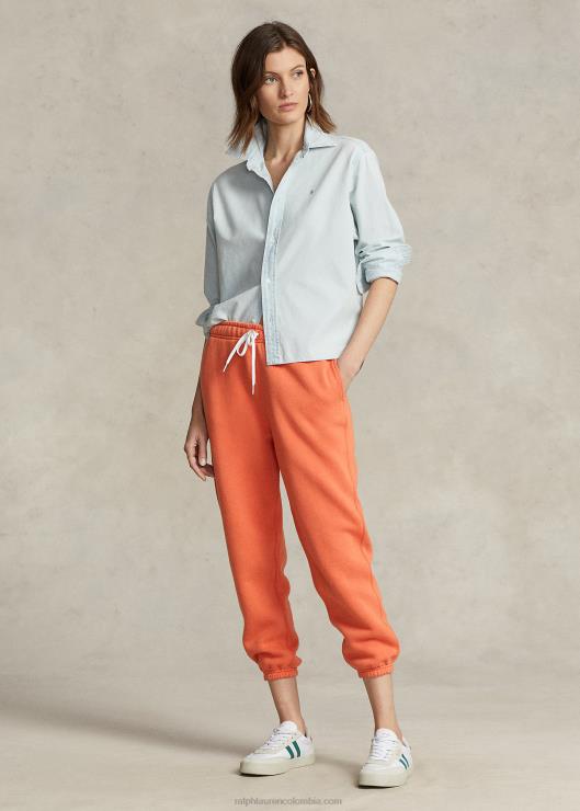 pantalón deportivo de lana mujer cielo del atardecer Ralph Lauren 2XR2V9104