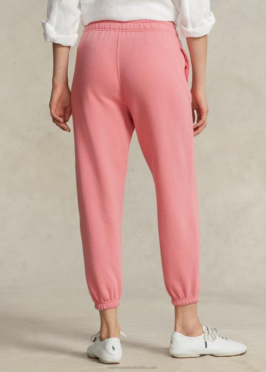 pantalón deportivo de lana mujer dulce rosa Ralph Lauren 2XR2V9103