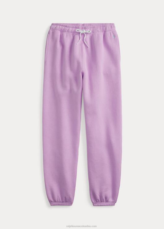 pantalón deportivo de lana mujer lila suave Ralph Lauren 2XR2V9105