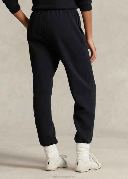 pantalón deportivo de lana mujer negro Ralph Lauren 2XR2V9110