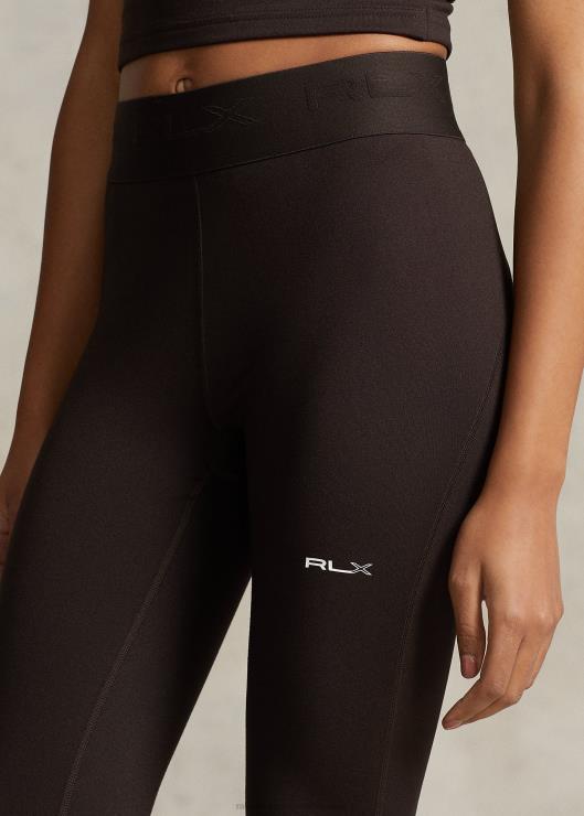 leggins elásticos con logo repetido mujer marrón antiguo Ralph Lauren 2XR2V3070