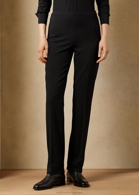 pantalón alandra de lana stretch mujer negro Ralph Lauren 2XR2V3446